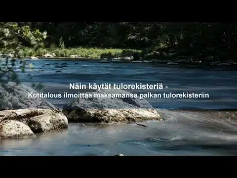 Kotitalous ilmoittaa palkan tulorekisteriin