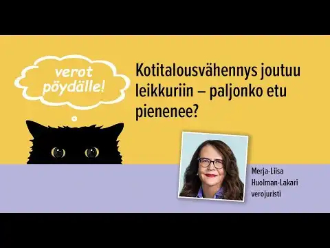 Kotitalousvähennys joutuu leikkuriin